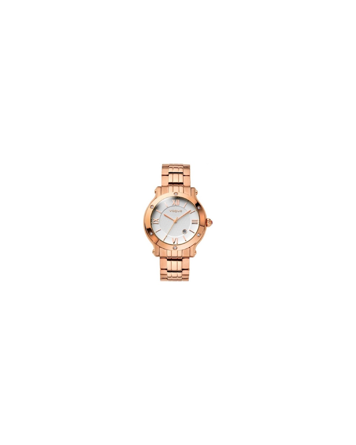 Vogue Grace Crystal σε ροζ επιχρύσωση