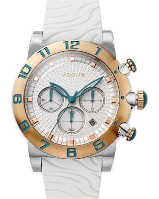 Vogue watch Allure Chrono White Rubber Strap