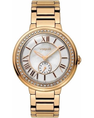 Red Carpet Mini Crystal Rose Gold Stainless Steel Bracelet