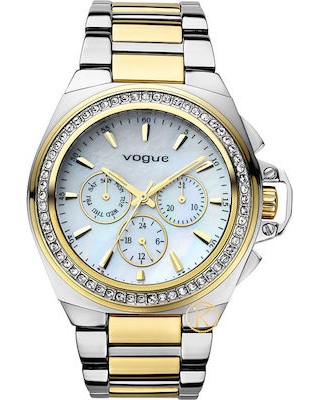 Vogue Etoile Crystal Two Tone Stainless Steel