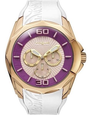 Vogue Candy Rose Gold White Silicone